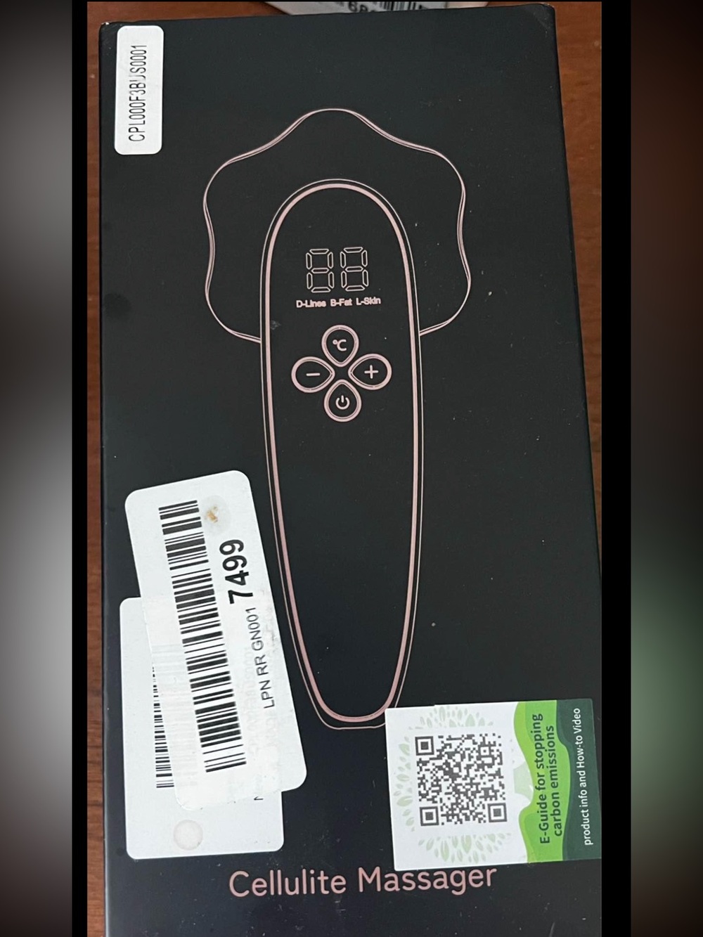 Rose Gold Wireless Skin Treatment Device - cellulite massager